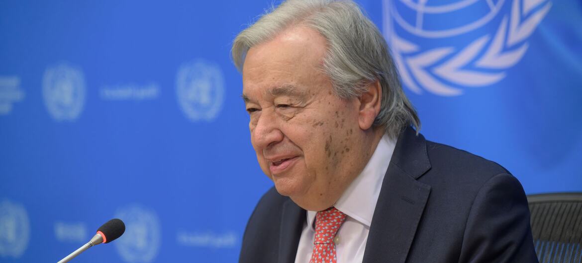Guterres:  dignidade na ONU